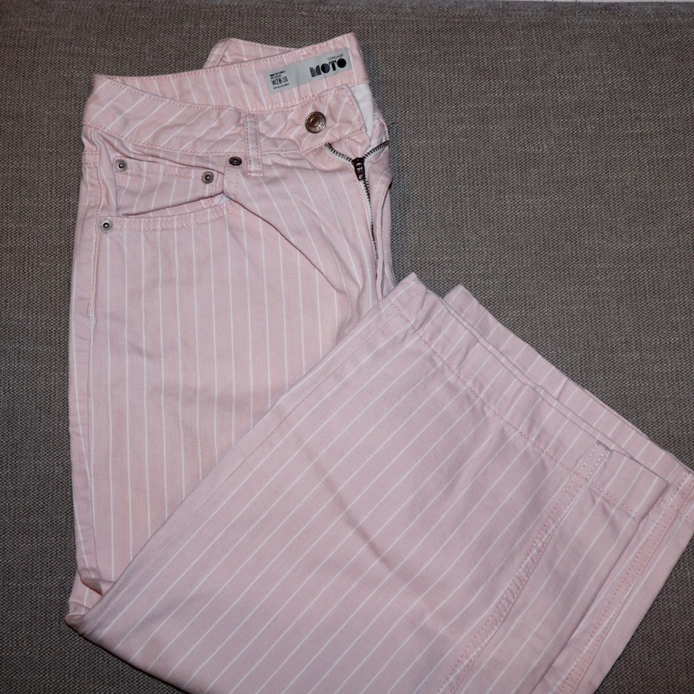 Pink TOPSHOP Moto Pants